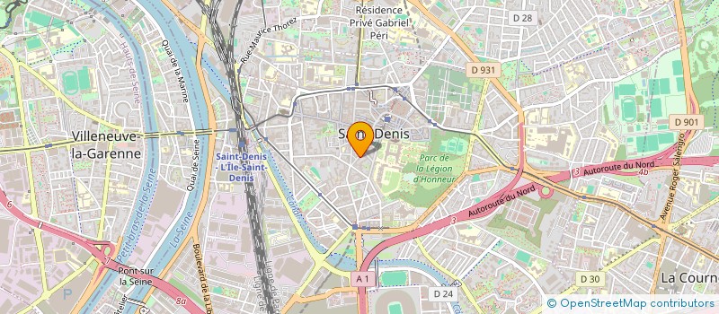 localisation de l'entreprise DECHETS D' ART à SAINT-DENIS