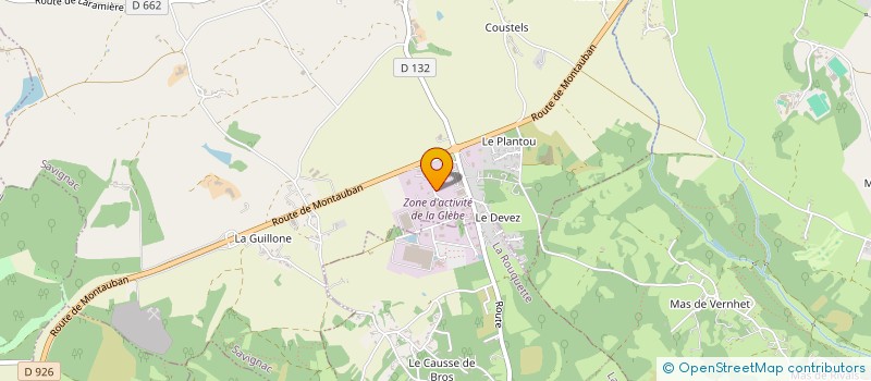 localisation de l'entreprise DECHETS SERVICES 12 à SAVIGNAC