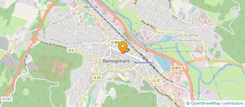localisation de l'entreprise DECHEZ-HACHEMI à REMIREMONT