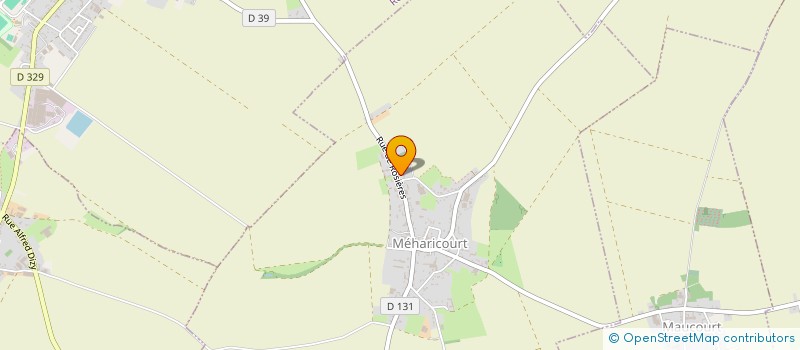 localisation de l'entreprise DECHILLY FD  MEHARICOURT