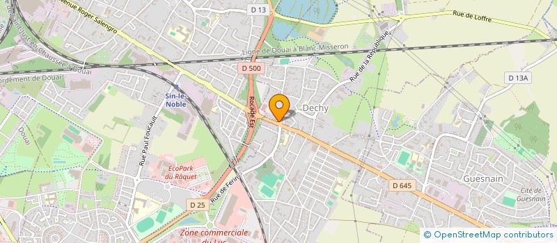 localisation de l'entreprise DECHY AMBULANCE  DECHY