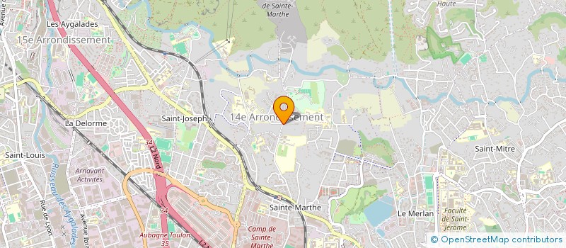 localisation de l'entreprise DECIB'ELLES CHORUS à MARSEILLE 14EME