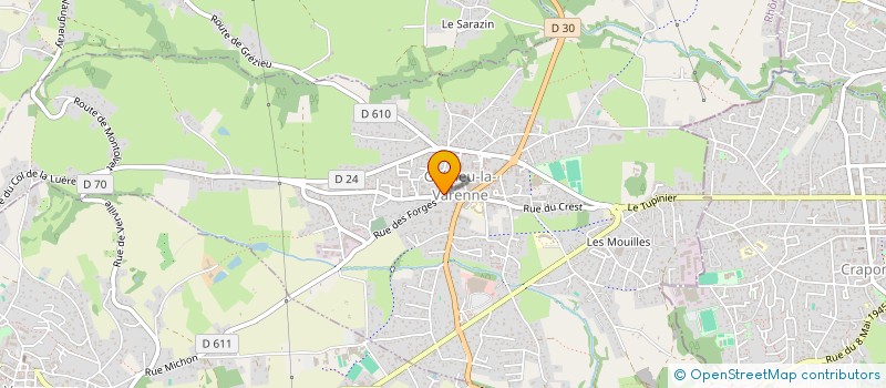 localisation de l'entreprise DECIBAT CONCEPT à GREZIEU-LA-VARENNE