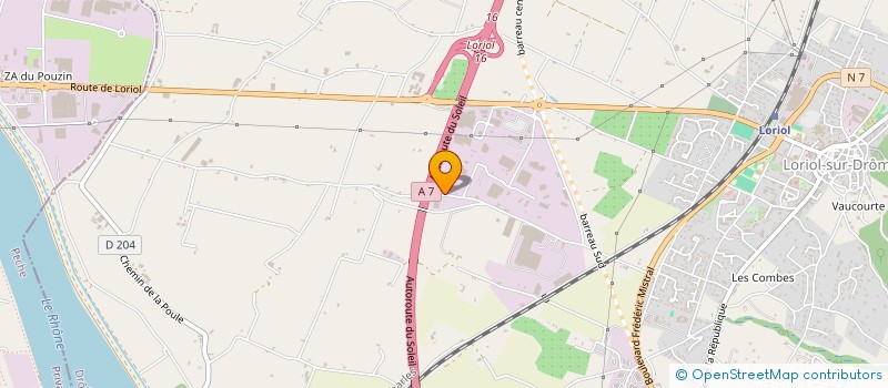 localisation de l'entreprise DECIBEL  LORIOL-SUR-DROME