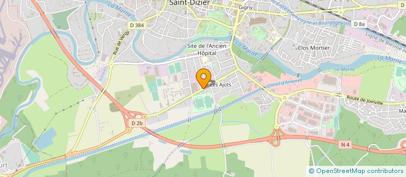 localisation de l'entreprise DECIBEL à SAINT-DIZIER