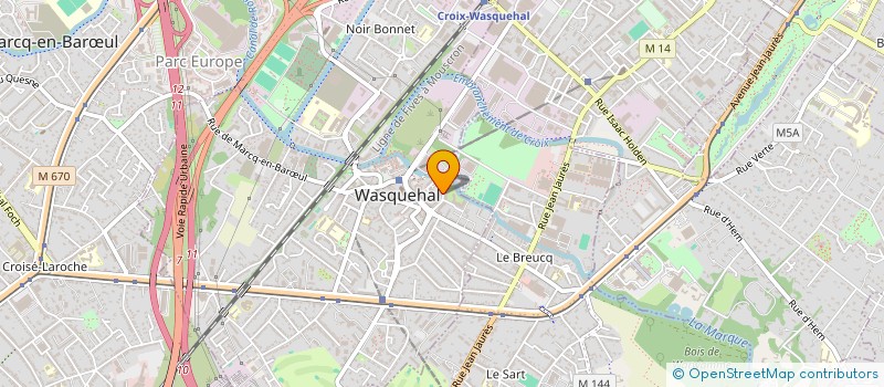 localisation de l'entreprise DECIBEL  WASQUEHAL