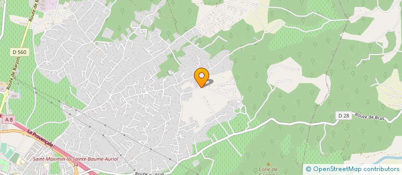 localisation de l'entreprise DECIBEL 83 à SAINT-MAXIMIN-LA-SAINTE-BAUME