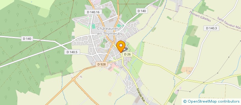localisation de l'entreprise DECIBEL à CHATEAUNEUF-EN-THYMERAIS