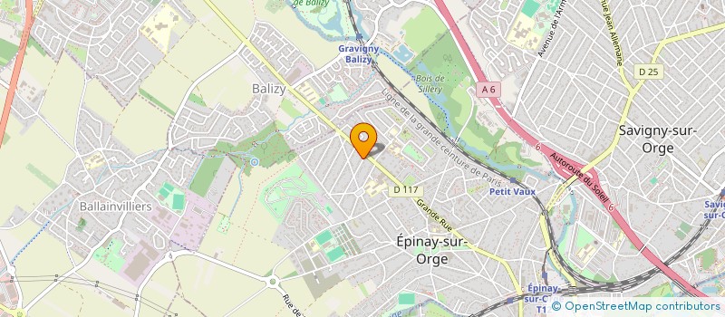 localisation de l'entreprise DECIBEL ANIMATION  EPINAY-SUR-ORGE