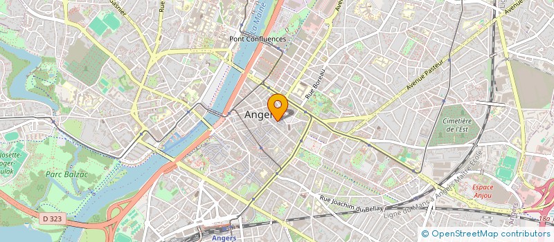 localisation de l'entreprise DECIBEL BINOCLES à ANGERS