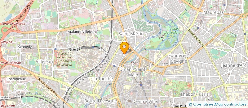 localisation de l'entreprise DECIBEL IMMO à RENNES