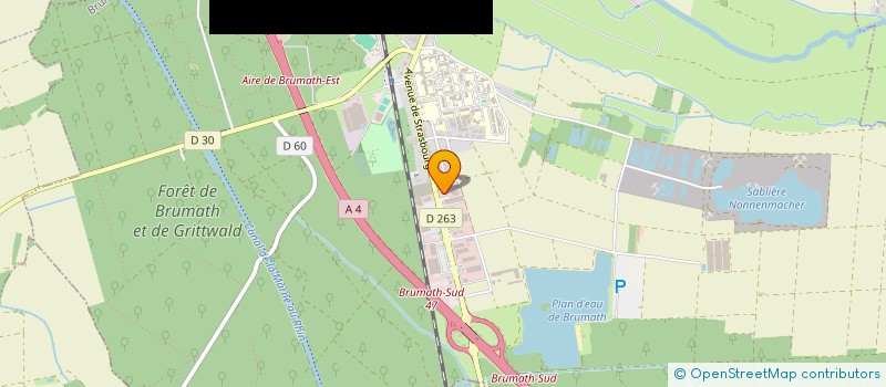 localisation de l'entreprise DECIBEL INFORMATIQUE  BRUMATH