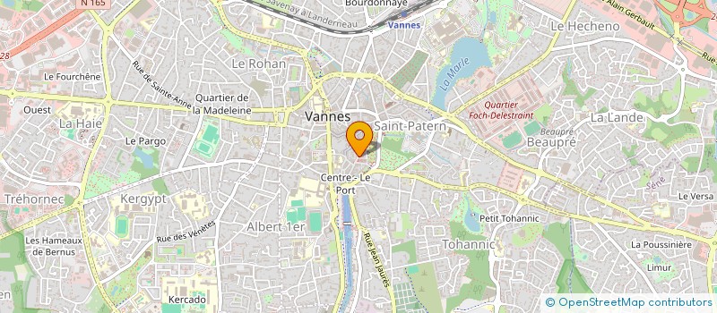 localisation de l'entreprise DECIBEL LUNEDOU  VANNES
