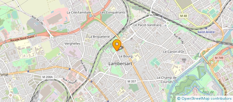 localisation de l'entreprise DECIBEL VOIX à LAMBERSART