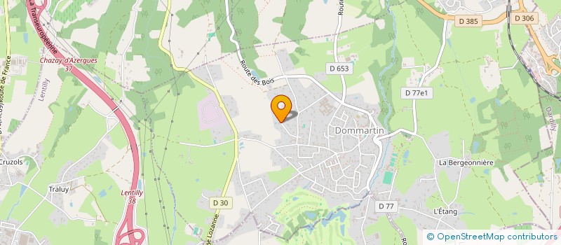 localisation de l'entreprise DECIBEL ZERO  DOMMARTIN