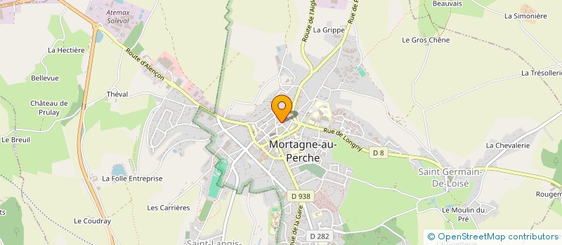localisation de l'entreprise DECIBELLES à MORTAGNE-AU-PERCHE