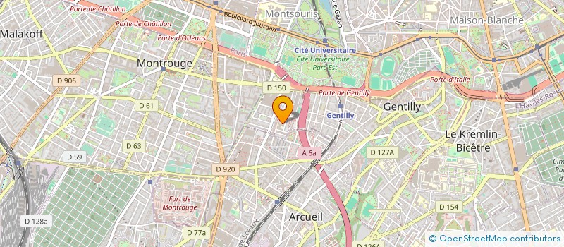 localisation de l'entreprise DECIBELS  GENTILLY