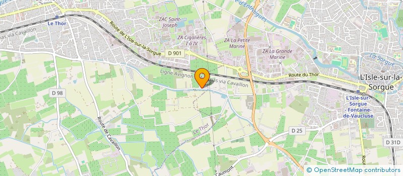 localisation de l'entreprise DECIBELS DE NUIT  LE THOR