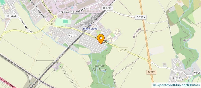 localisation de l'entreprise DECIDELAB  MITRY-MORY