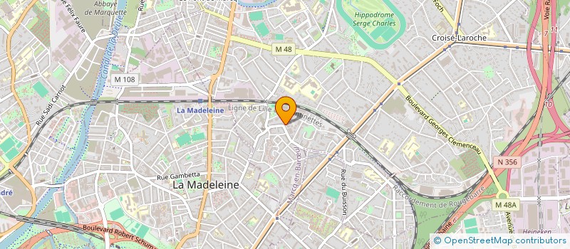 localisation de l'entreprise DECIDEOM à MARCQ-EN-BARŒUL