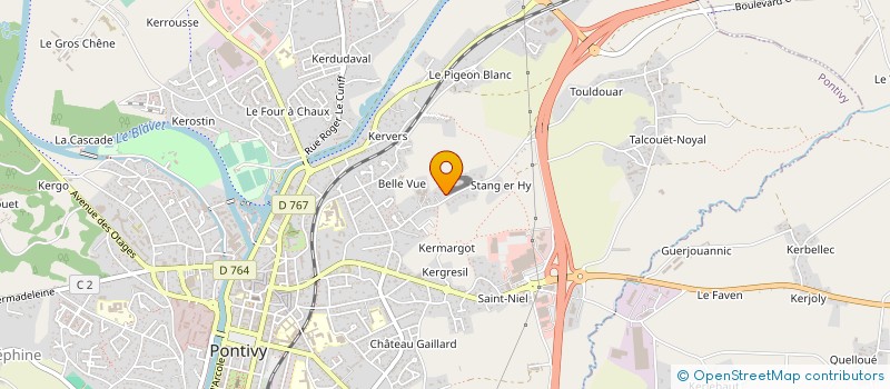 localisation de l'entreprise DECIENTE à PONTIVY