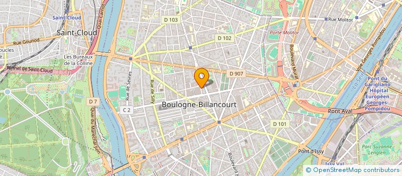 localisation de l'entreprise DECILIA GROUP à BOULOGNE-BILLANCOURT