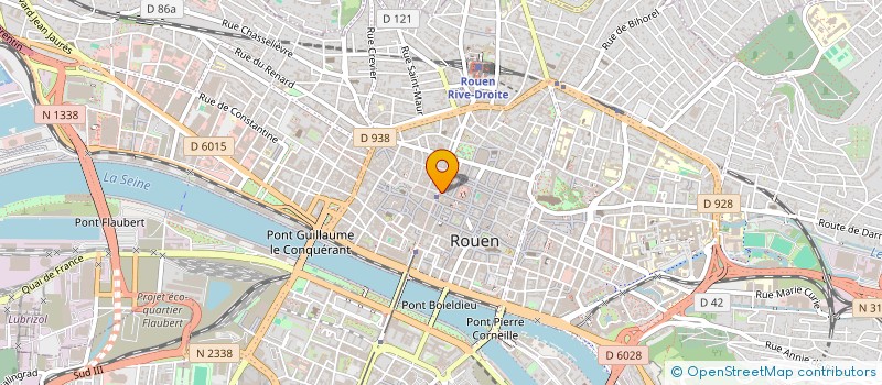localisation de l'entreprise DECILIA NORMANDIE à ROUEN