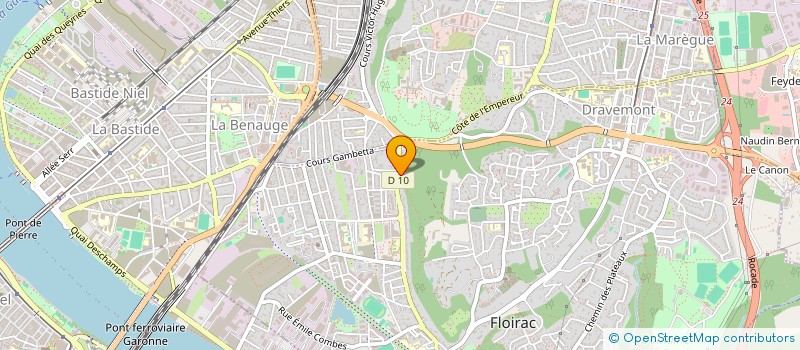 localisation de l'entreprise DECIM  FLOIRAC