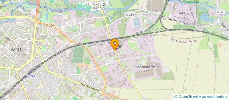 localisation de l'entreprise DECIMA AMENAGEMENT  SAINT-LAURENT-BLANGY