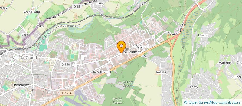 localisation de l'entreprise DECIME  VILLE-LA-GRAND