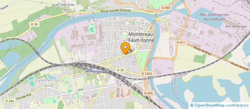 localisation de l'entreprise DECIMETRE à MONTEREAU-FAULT-YONNE