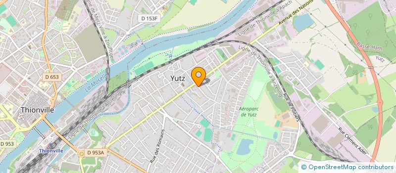 localisation de l'entreprise DECIMMO  YUTZ