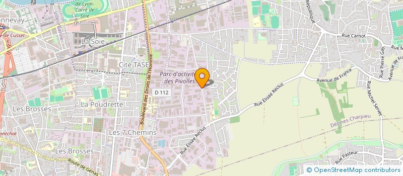 localisation de l'entreprise DECINES STRUCTURE  DECINES-CHARPIEU