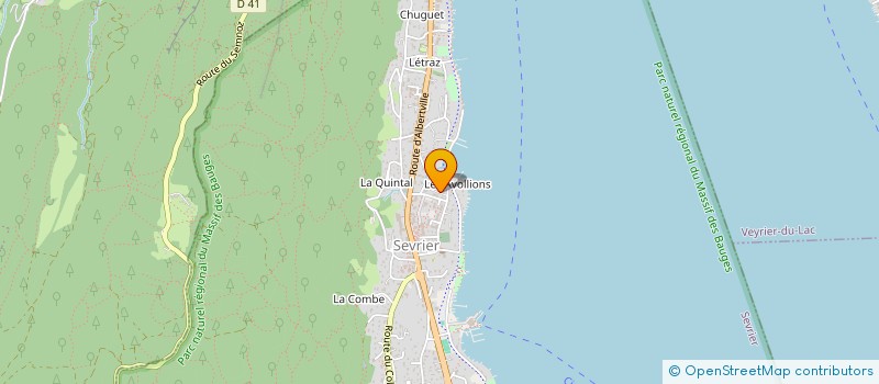 localisation de l'entreprise DECISIER  SEVRIER