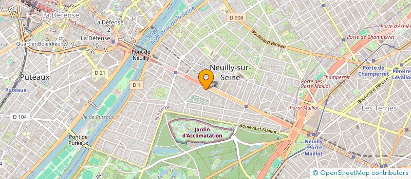 localisation de l'entreprise DECISION à NEUILLY-SUR-SEINE