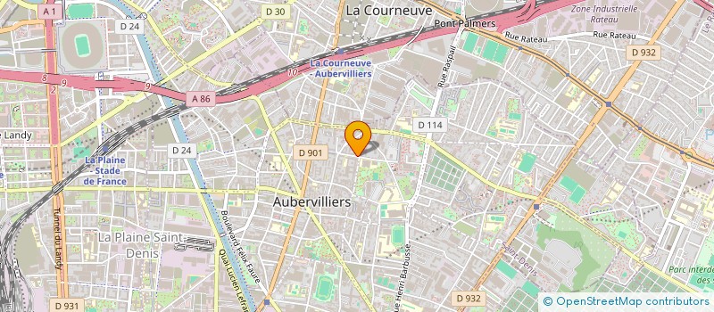 localisation de l'entreprise DECISION SOFTWARE INGENIERIE à AUBERVILLIERS