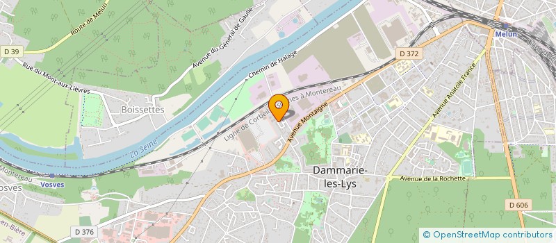 localisation de l'entreprise DECISIONS-IT à DAMMARIE-LES-LYS