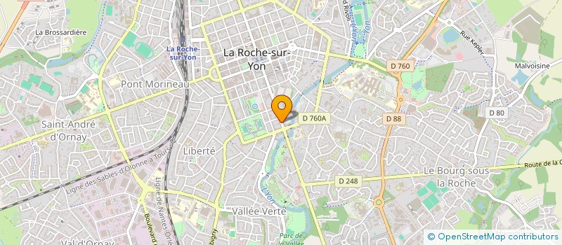 localisation de l'entreprise DECISIVE à LA ROCHE-SUR-YON