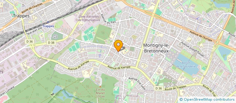 localisation de l'entreprise DECITECH à MONTIGNY-LE-BRETONNEUX