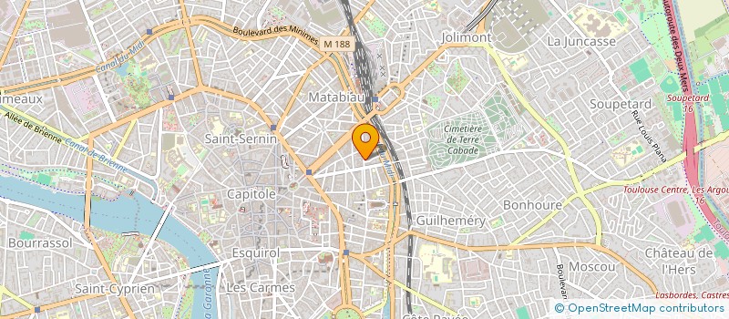 localisation de l'entreprise DECIVISION à TOULOUSE