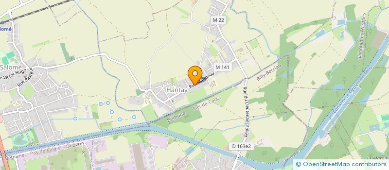 localisation de l'entreprise DECK HANTAY  HANTAY