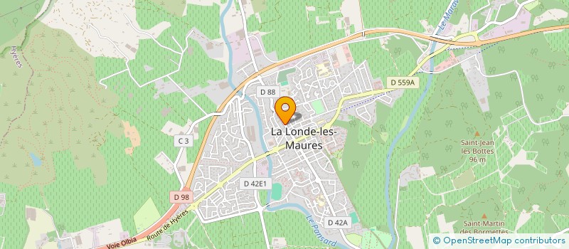 localisation de l'entreprise DECK NICO à LA LONDE-LES-MAURES