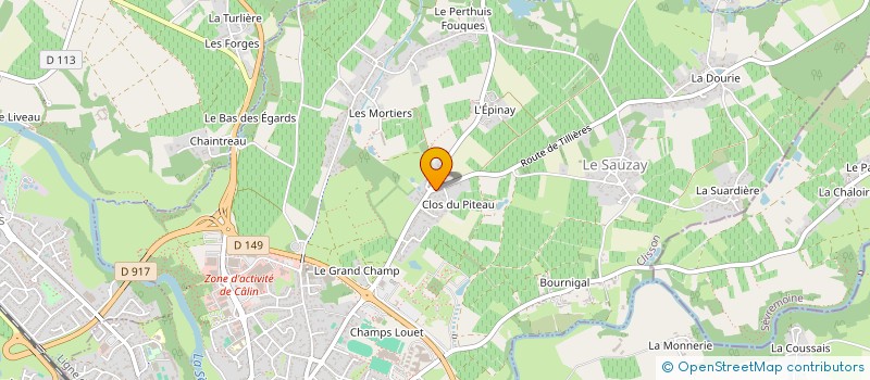 localisation de l'entreprise DECK'O BOIS à CLISSON