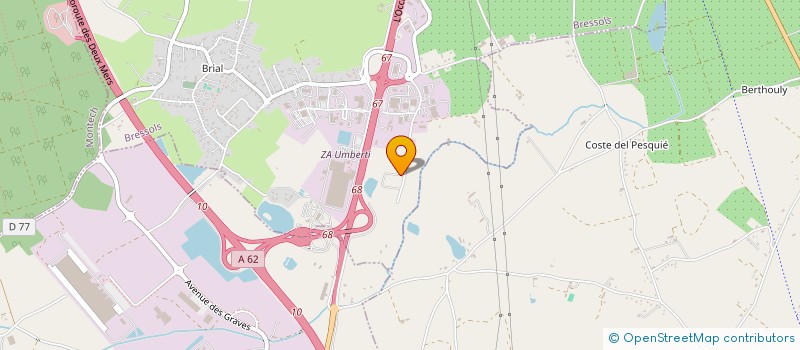 localisation de l'entreprise DECK ZEN  BRESSOLS