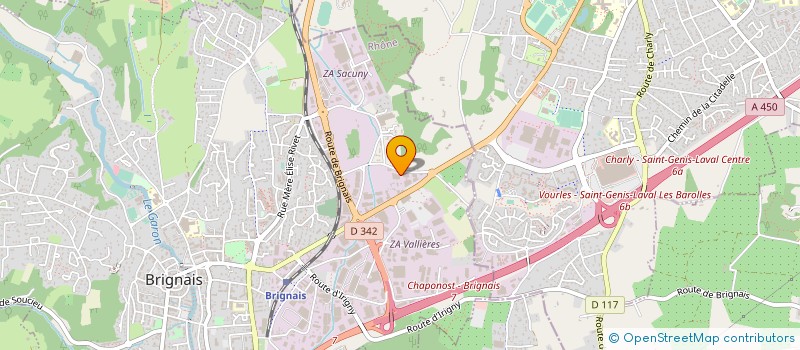 localisation de l'entreprise DECK912 à BRIGNAIS