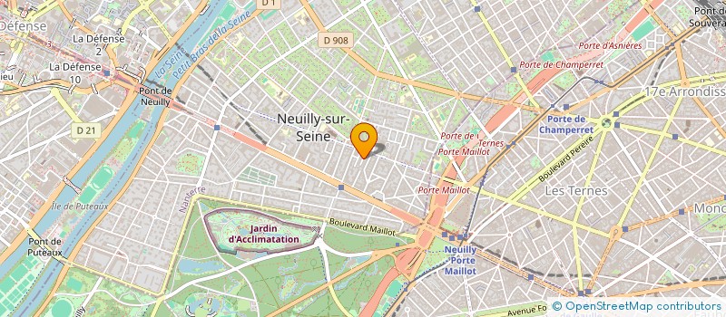 localisation de l'entreprise DECKER à NEUILLY-SUR-SEINE