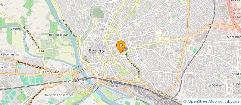 localisation de l'entreprise DECKER JEAN C ROYO MICHEL  BEZIERS