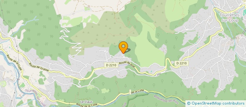 localisation de l'entreprise DECKHOUSE  TOURRETTES-SUR-LOUP