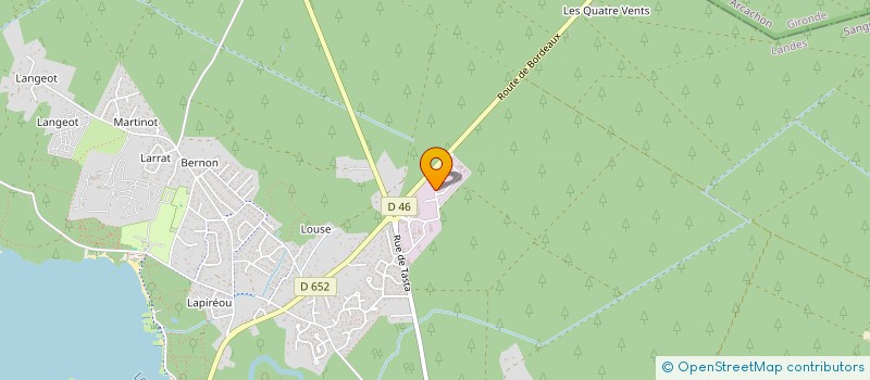 localisation de l'entreprise DECKIBOIS DEVELOPPEMENT  SANGUINET