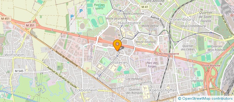 localisation de l'entreprise DECKSIT 8 SERVICES à STRASBOURG